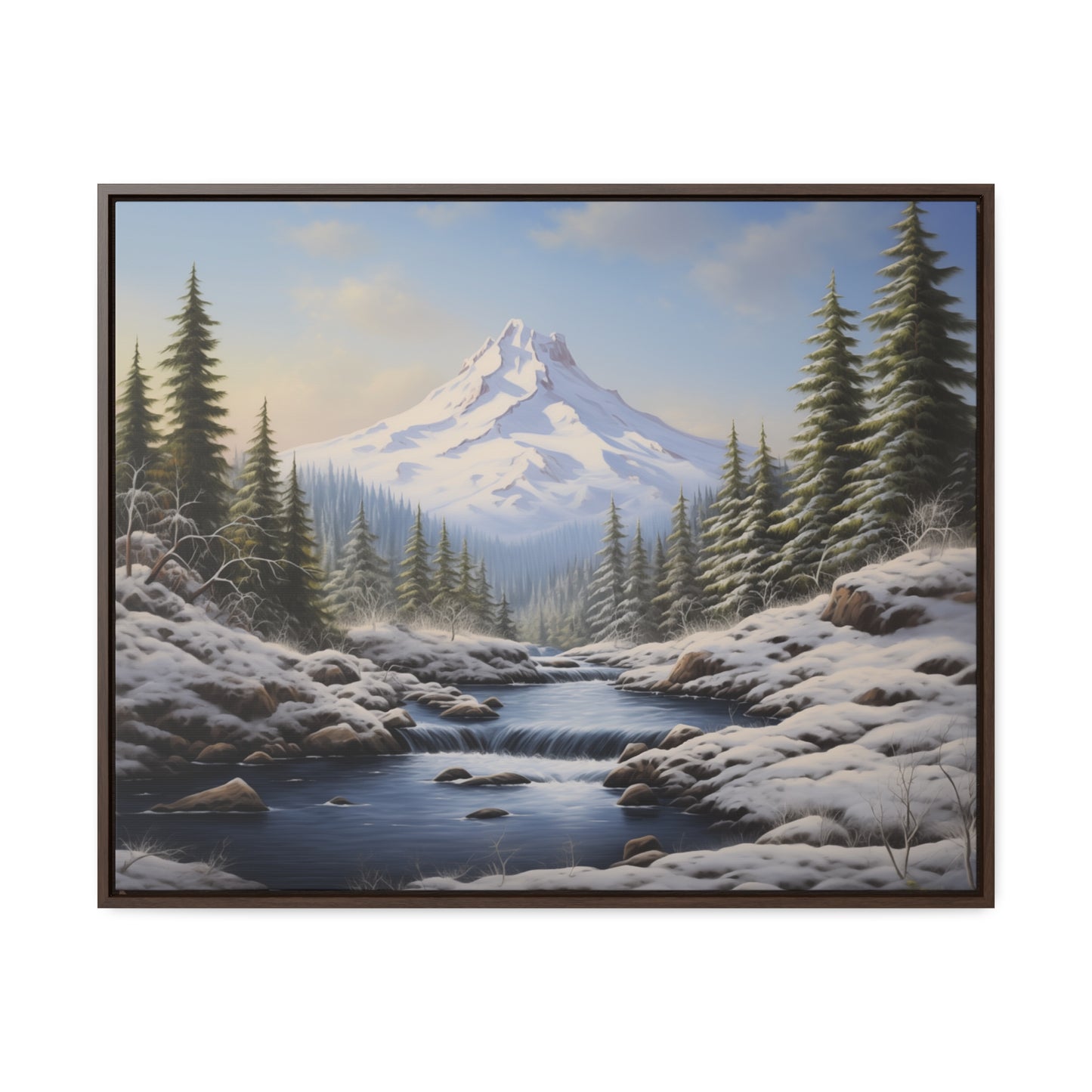 Mount Hood - Gallery Canvas Wrap, Horizontal Frame