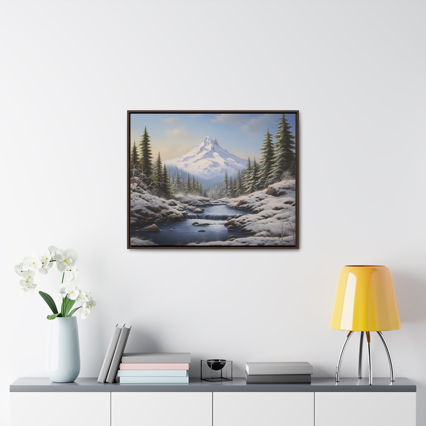 Mount Hood - Gallery Canvas Wrap, Horizontal Frame