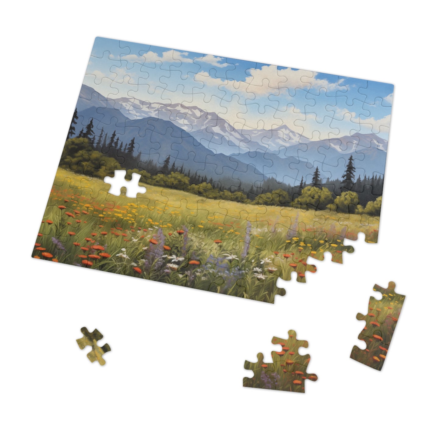 Field of Wild Flowers - Jigsaw Puzzle (110, 252, 500,1000-Piece)