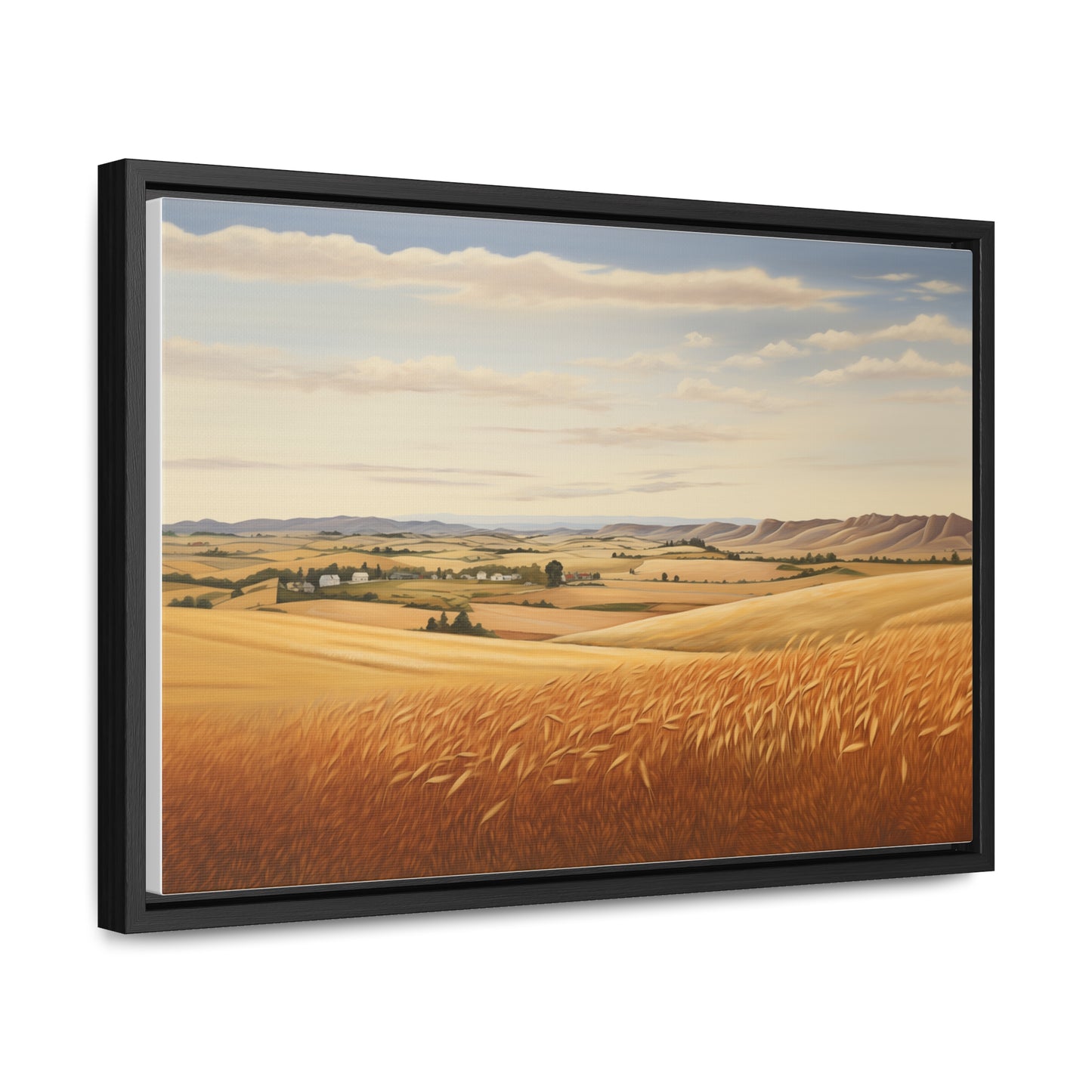 Fields of Wheat - Gallery Canvas Wrap, Horizontal Frame