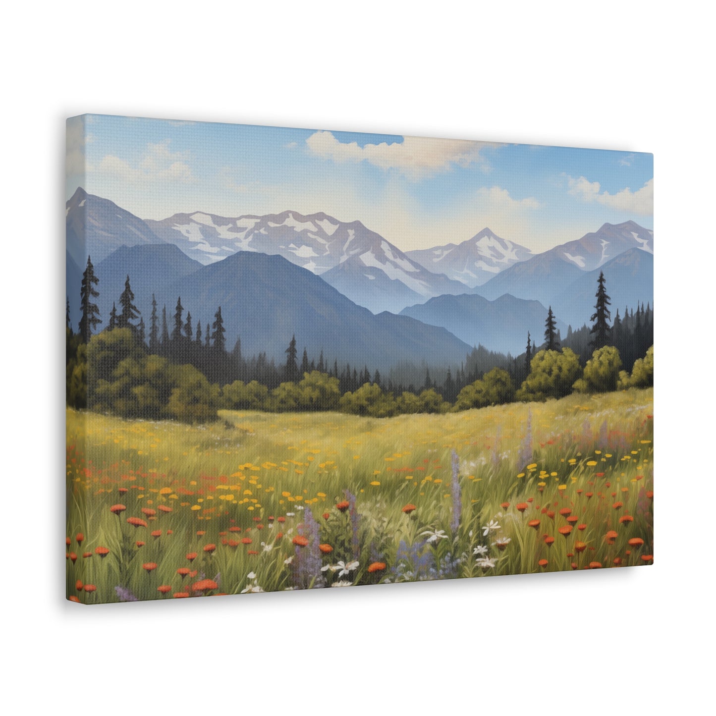 Field of Wild Flowers - Canvas Gallery Wrap