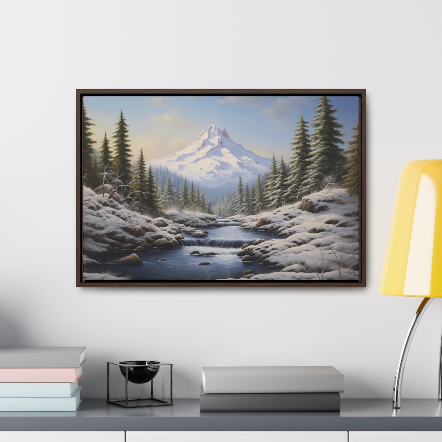 Mount Hood - Gallery Canvas Wrap, Horizontal Frame