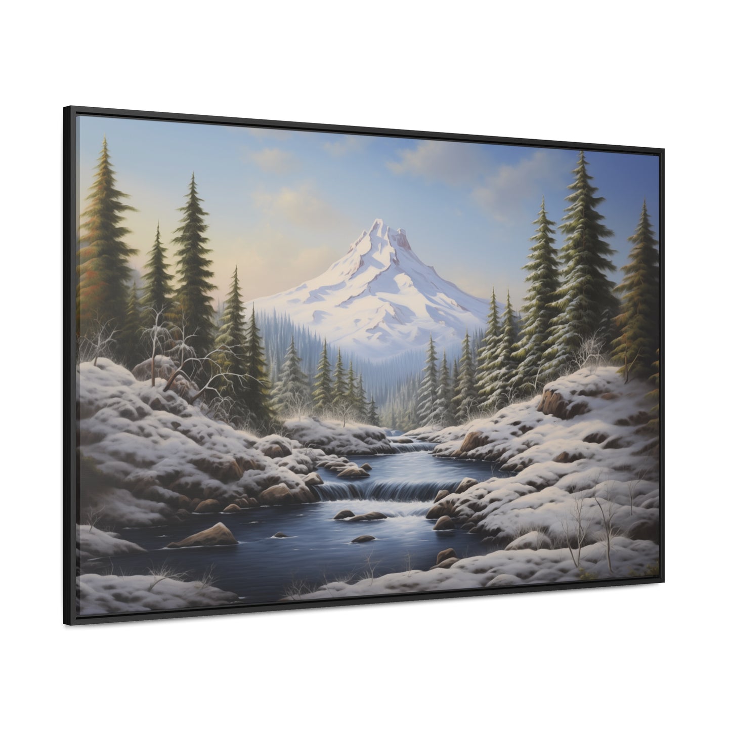 Mount Hood - Gallery Canvas Wrap, Horizontal Frame