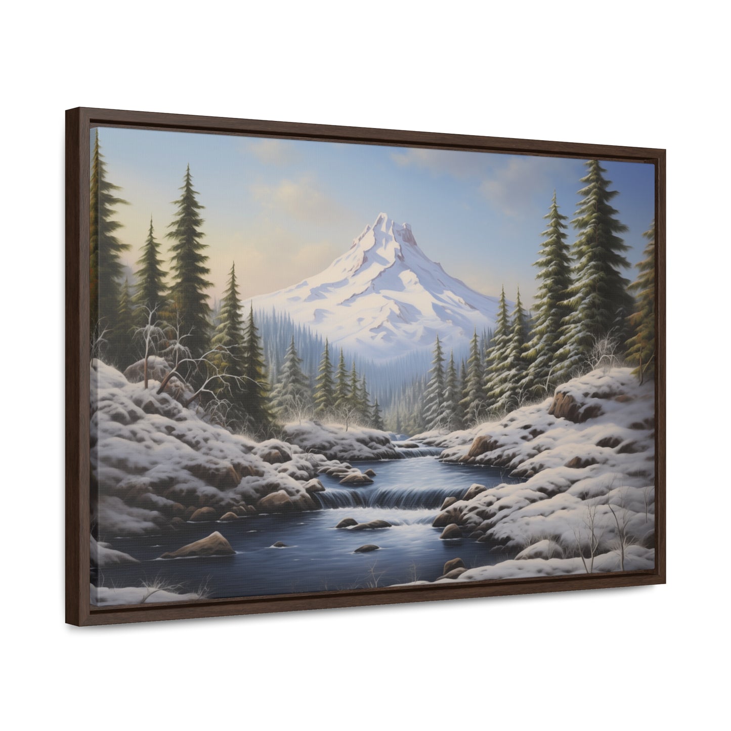 Mount Hood - Gallery Canvas Wrap, Horizontal Frame