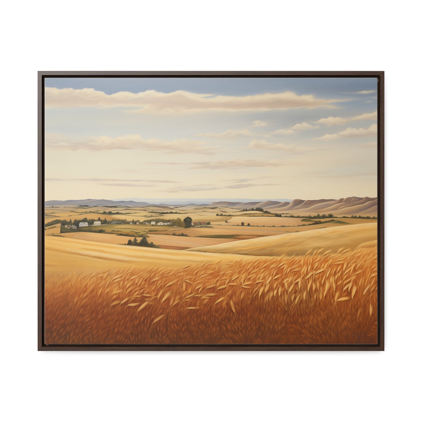 Fields of Wheat - Gallery Canvas Wrap, Horizontal Frame