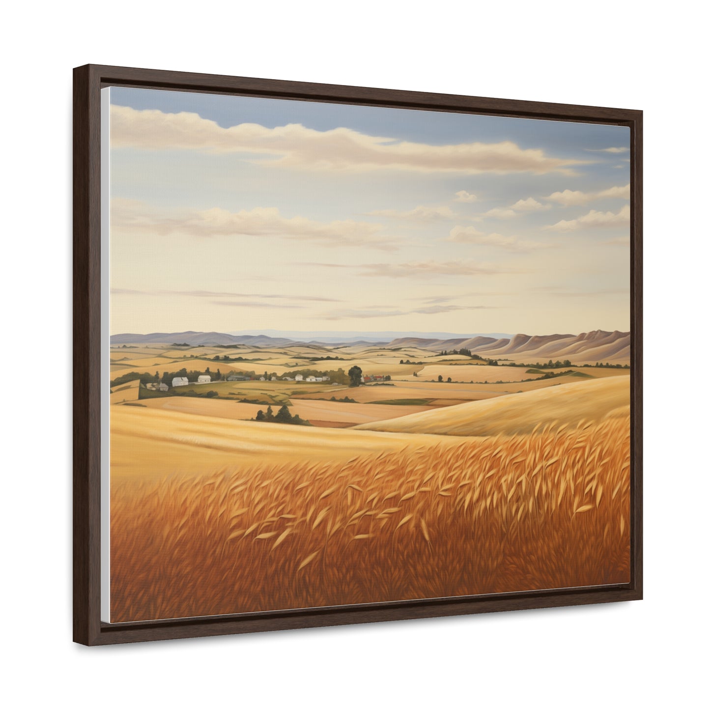 Fields of Wheat - Gallery Canvas Wrap, Horizontal Frame