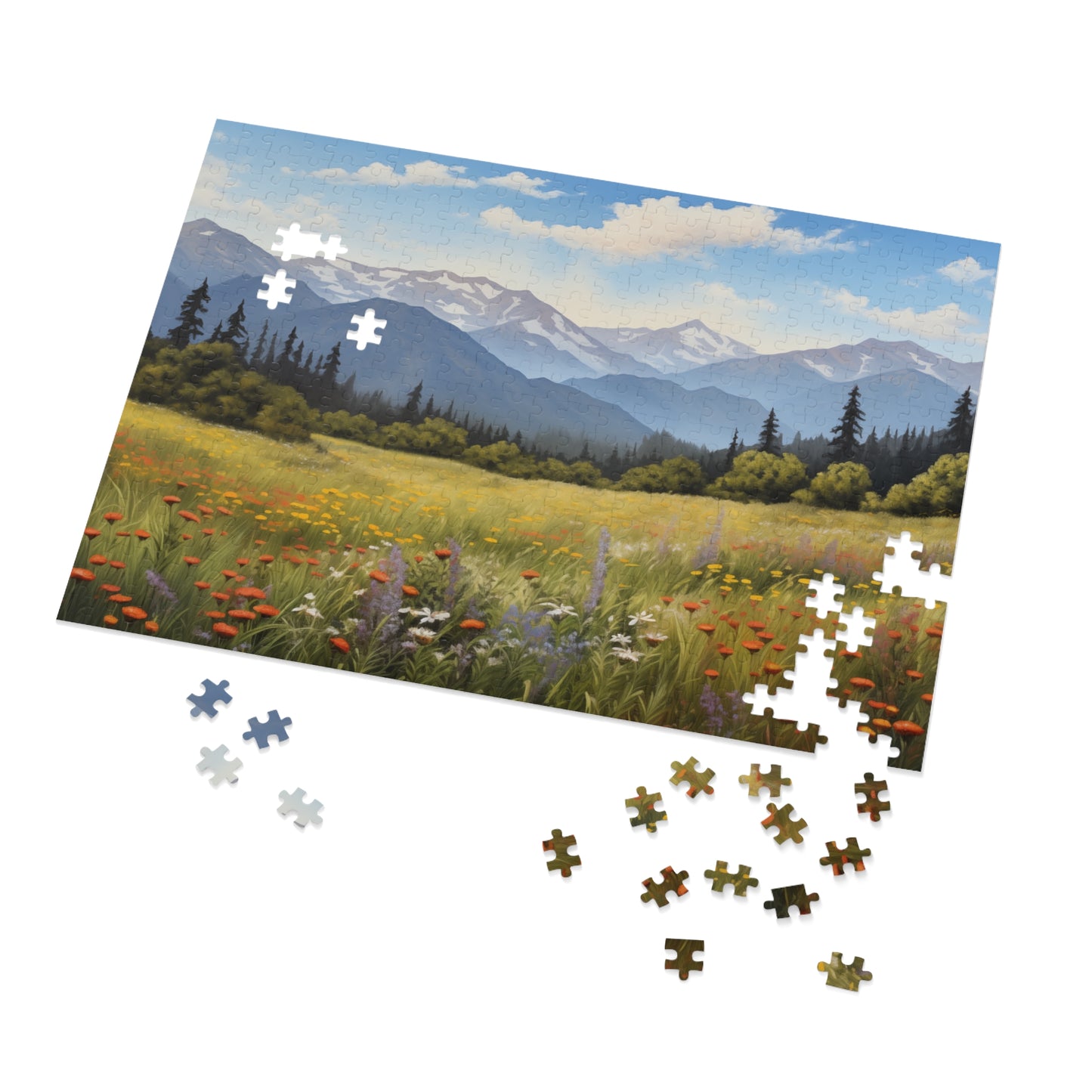 Field of Wild Flowers - Jigsaw Puzzle (110, 252, 500,1000-Piece)