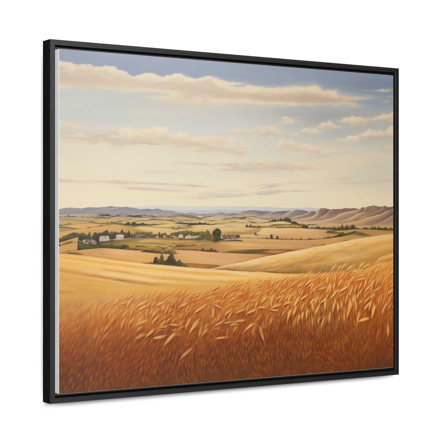 Fields of Wheat - Gallery Canvas Wrap, Horizontal Frame