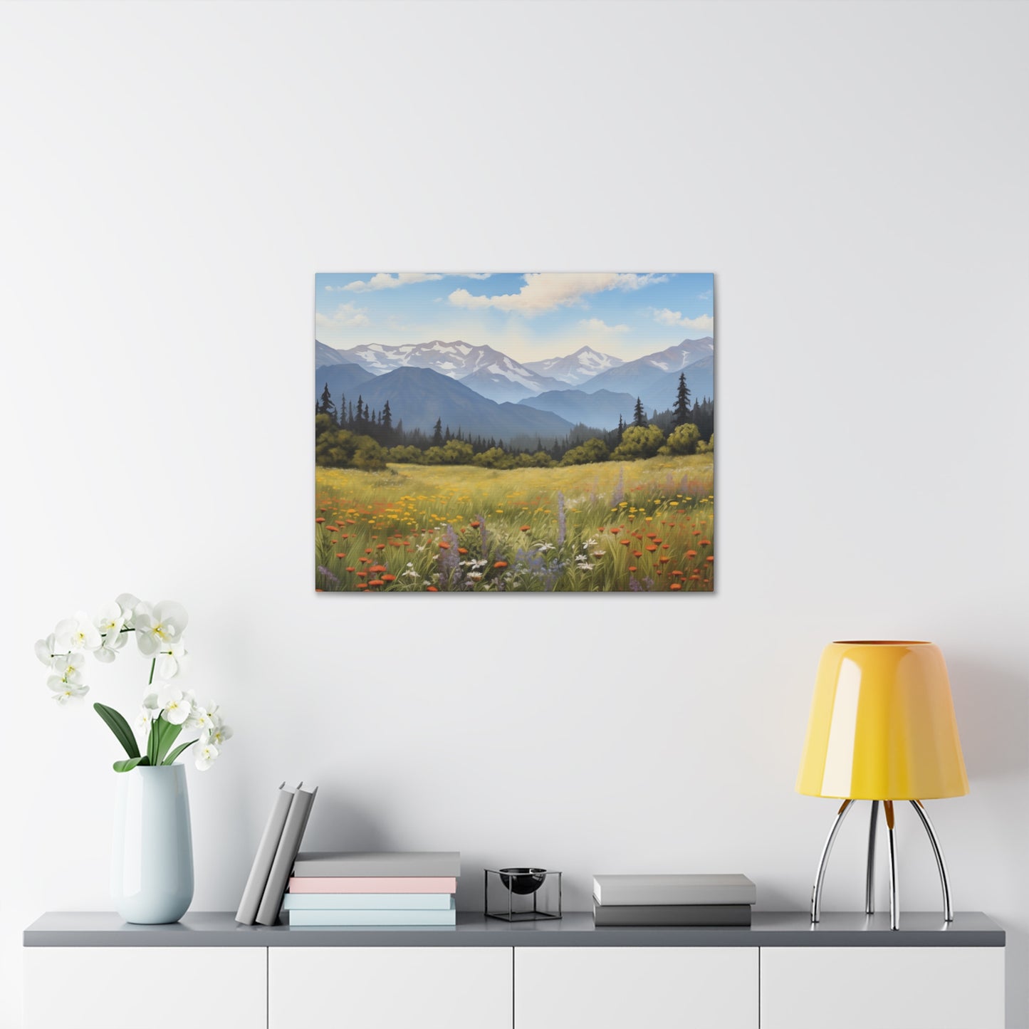 Field of Wild Flowers - Canvas Gallery Wrap