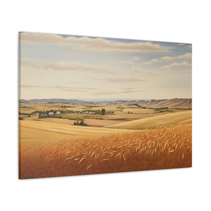 Wheat Fields - Canvas Gallery Wrap