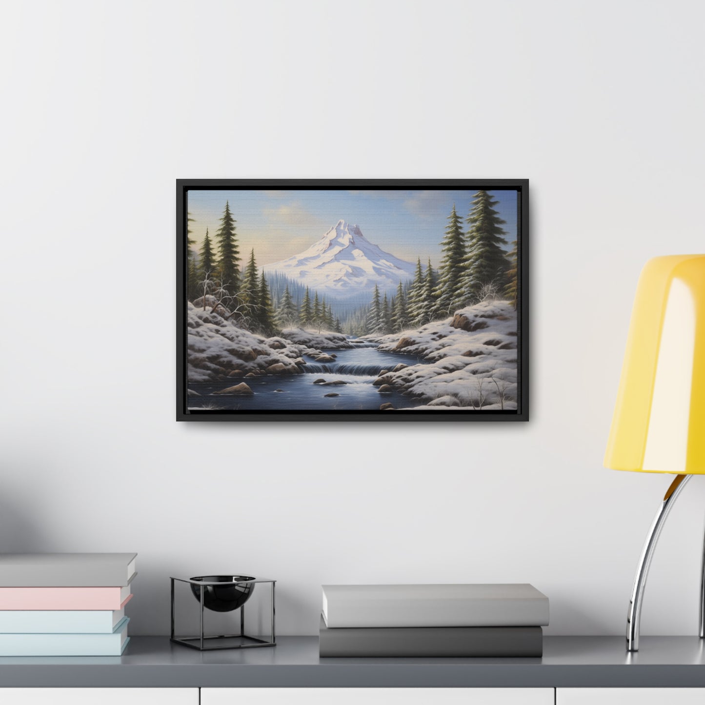 Mount Hood - Gallery Canvas Wrap, Horizontal Frame