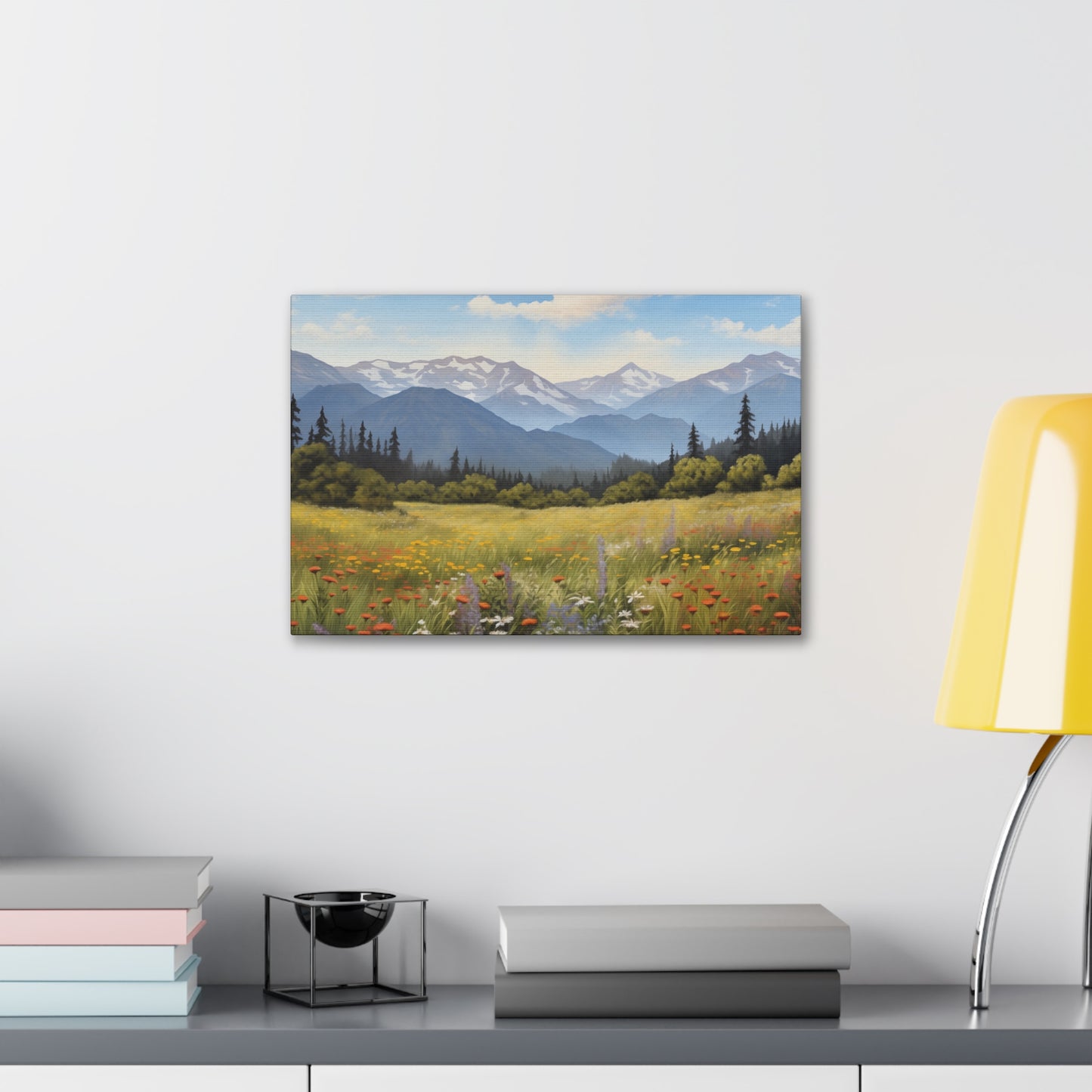 Field of Wild Flowers - Canvas Gallery Wrap