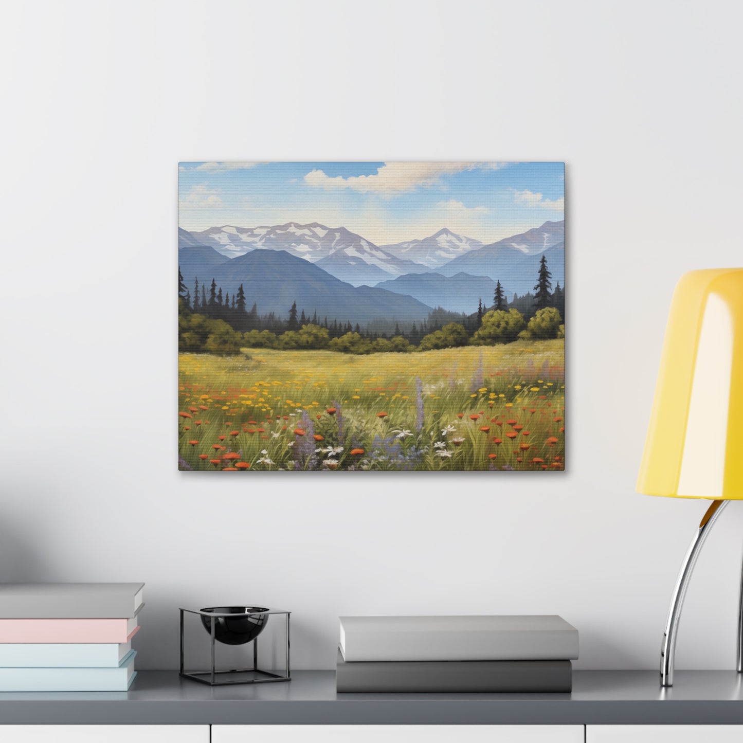 Field of Wild Flowers - Canvas Gallery Wrap