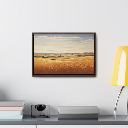 Fields of Wheat - Gallery Canvas Wrap, Horizontal Frame