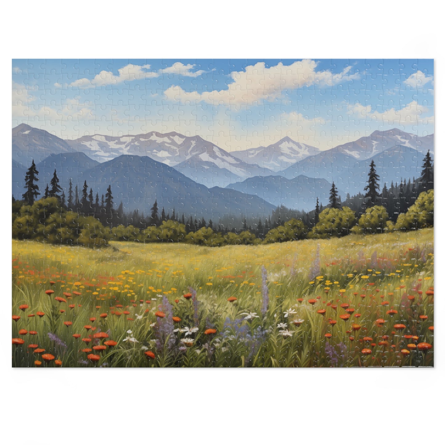 Field of Wild Flowers - Jigsaw Puzzle (110, 252, 500,1000-Piece)