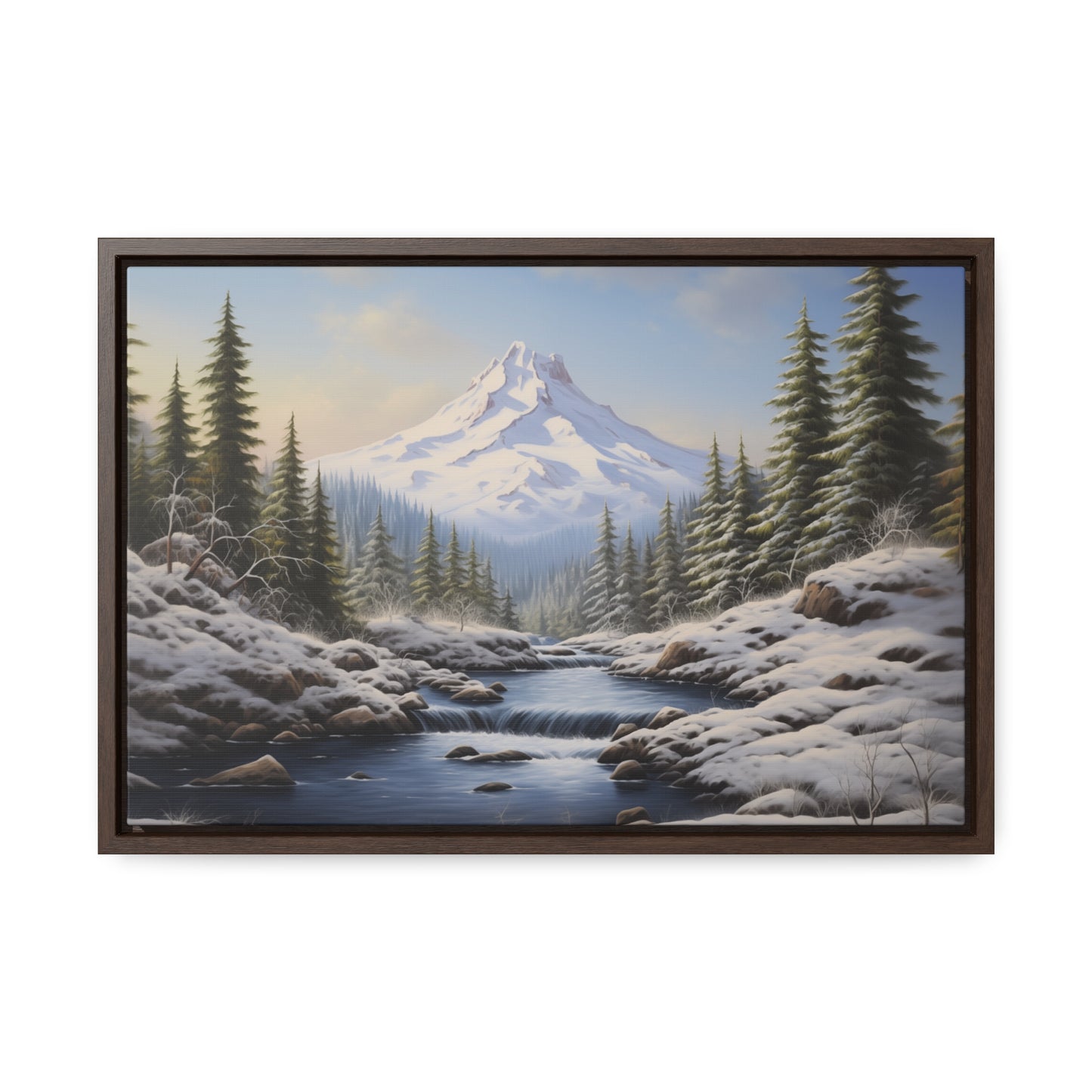 Mount Hood - Gallery Canvas Wrap, Horizontal Frame