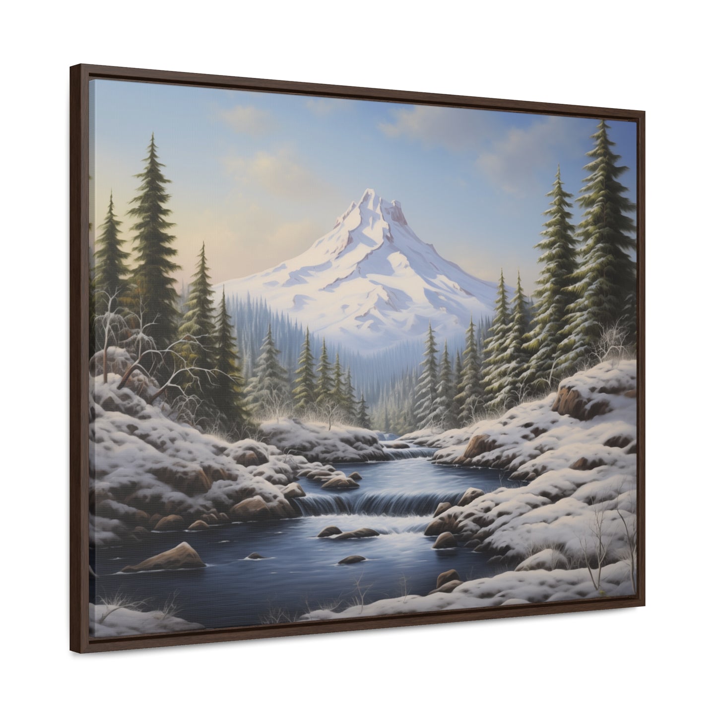 Mount Hood - Gallery Canvas Wrap, Horizontal Frame