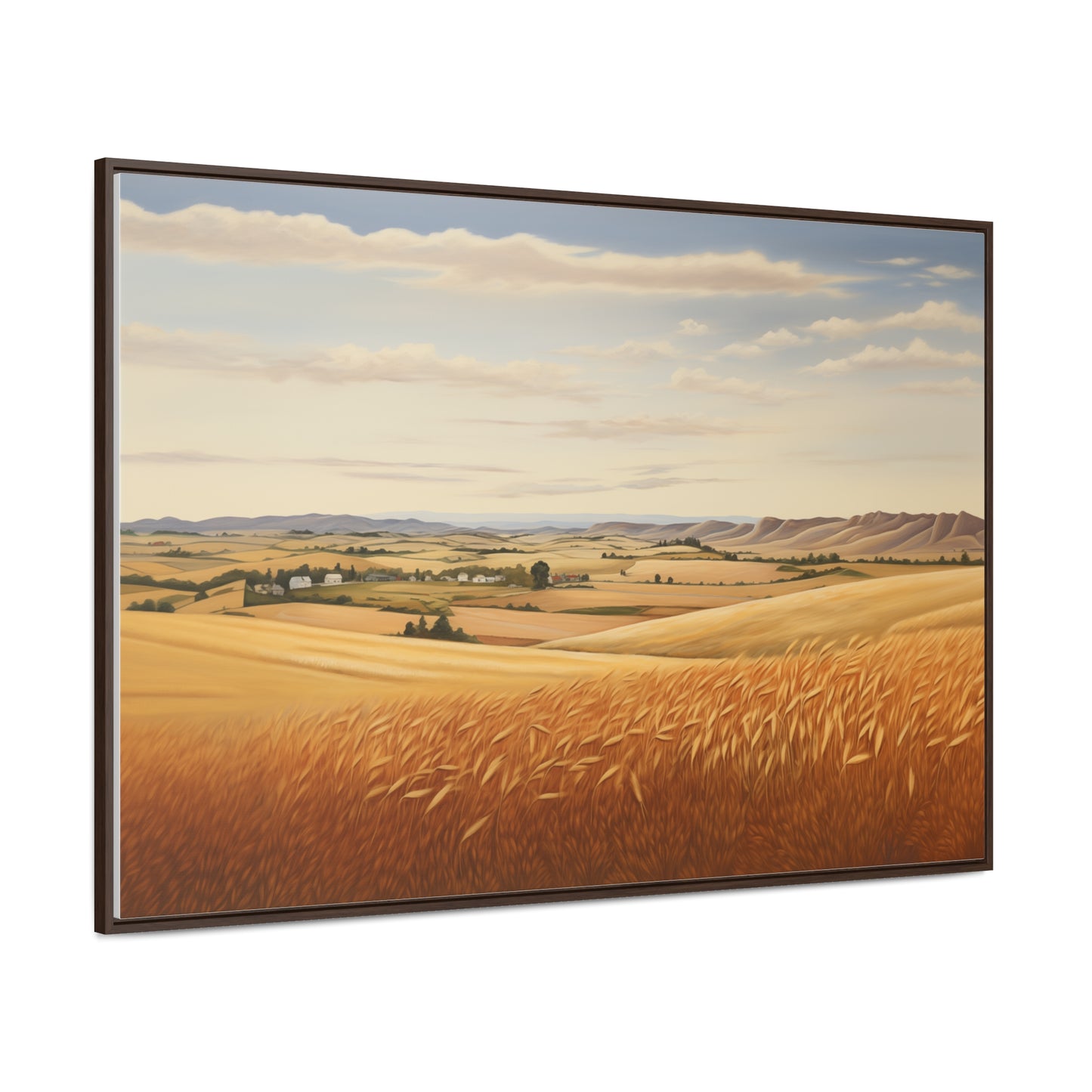 Fields of Wheat - Gallery Canvas Wrap, Horizontal Frame