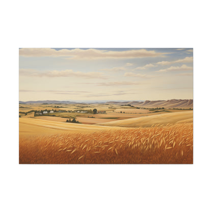 Wheat Fields - Canvas Gallery Wrap