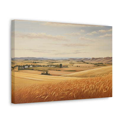 Wheat Fields - Canvas Gallery Wrap