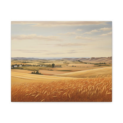 Wheat Fields - Canvas Gallery Wrap