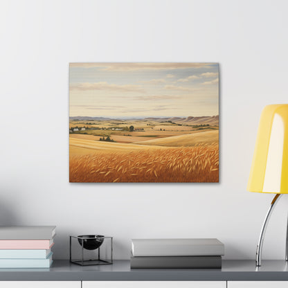 Wheat Fields - Canvas Gallery Wrap